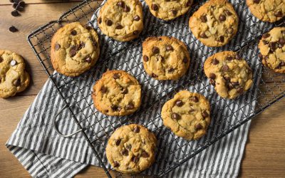 Homemade chocolate chip cookies
