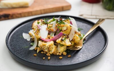 Roasted Cauliflower and Toasted Barley Salad